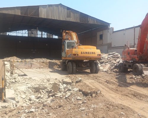 Construcción de nuevo almacén, STROBBE SAC.