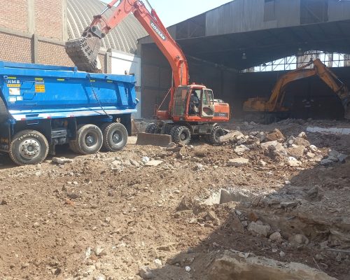 Construcción de nuevo almacén, STROBBE SAC.