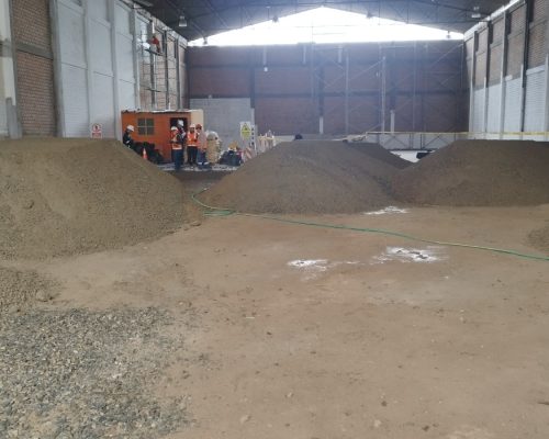Construcción de nuevo almacén, STROBBE SAC.